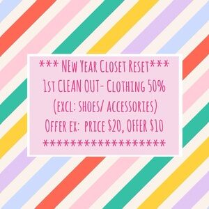 *** CLOSET UPDATE ***